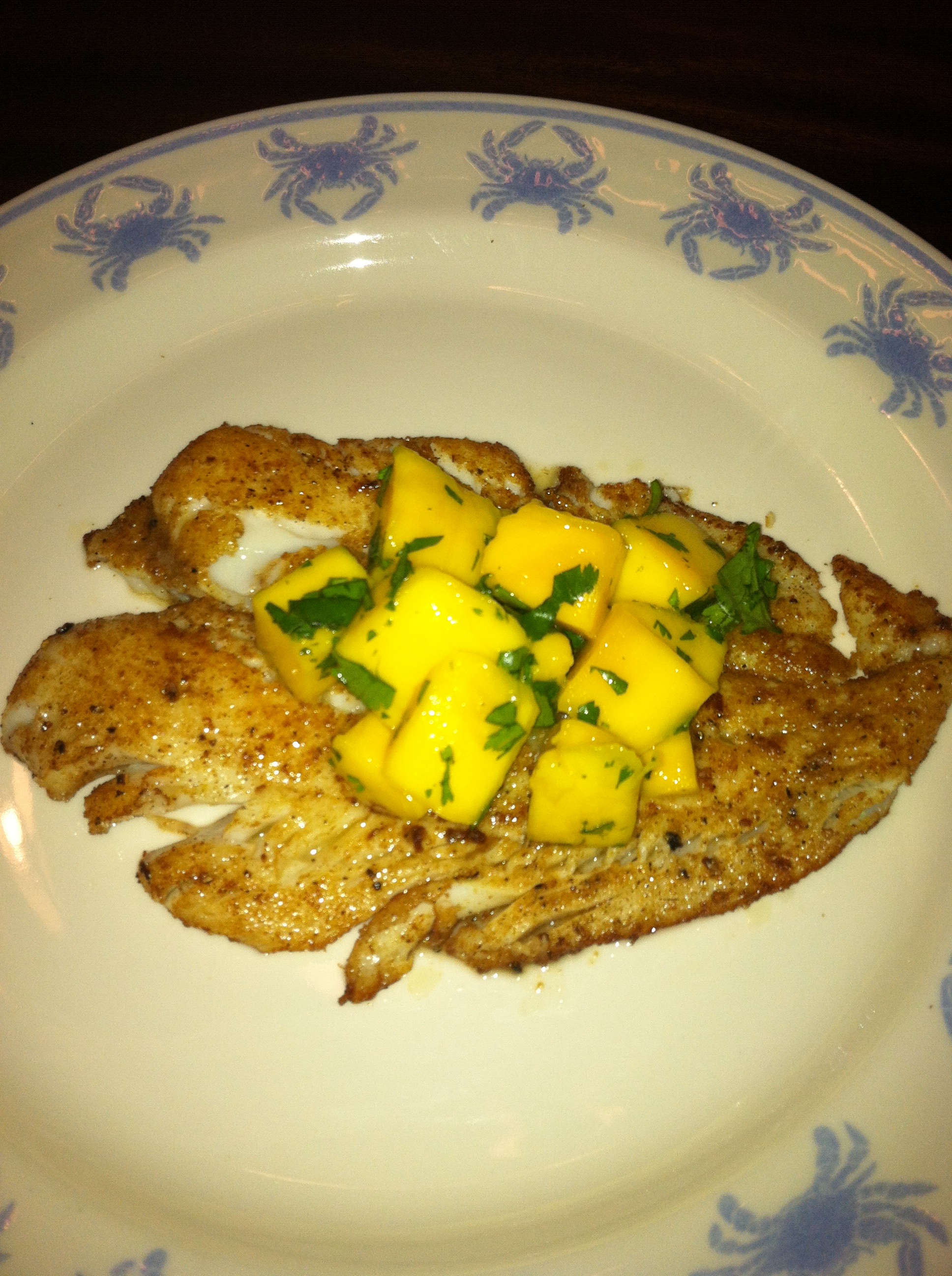 Weekend Cooking: Moroccan-Style Tilapia with Cumin, Mango, and Cilantro ...