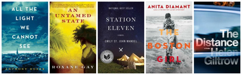All the Light we cannot see, an untamed state, station eleven, boston girl, distance