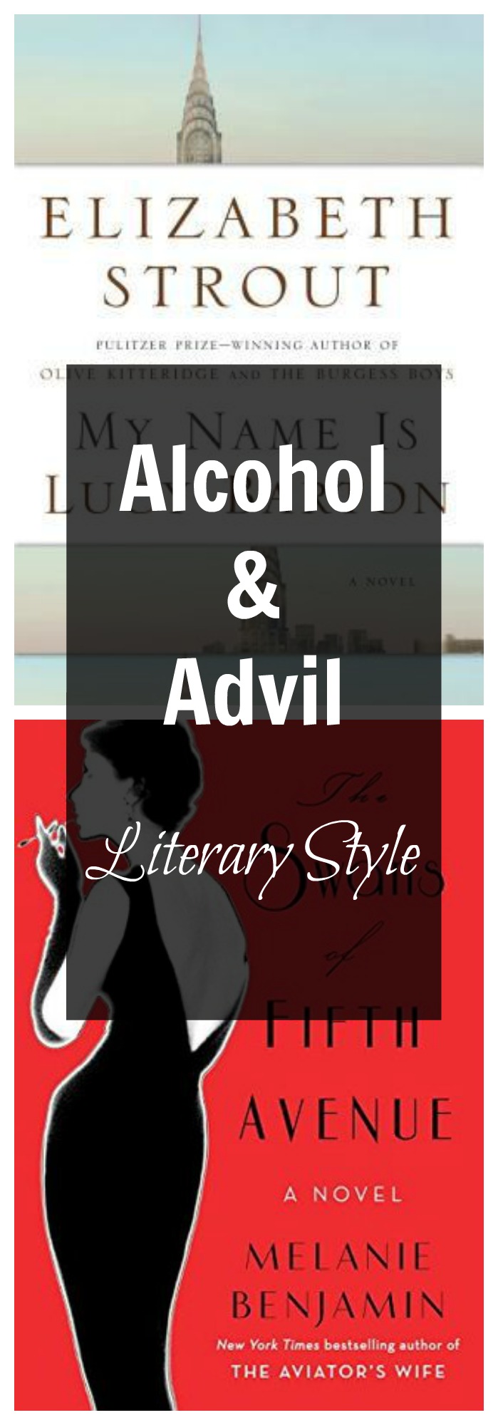 Alcohol & Advil is a feature where I pair a book likely to cause a