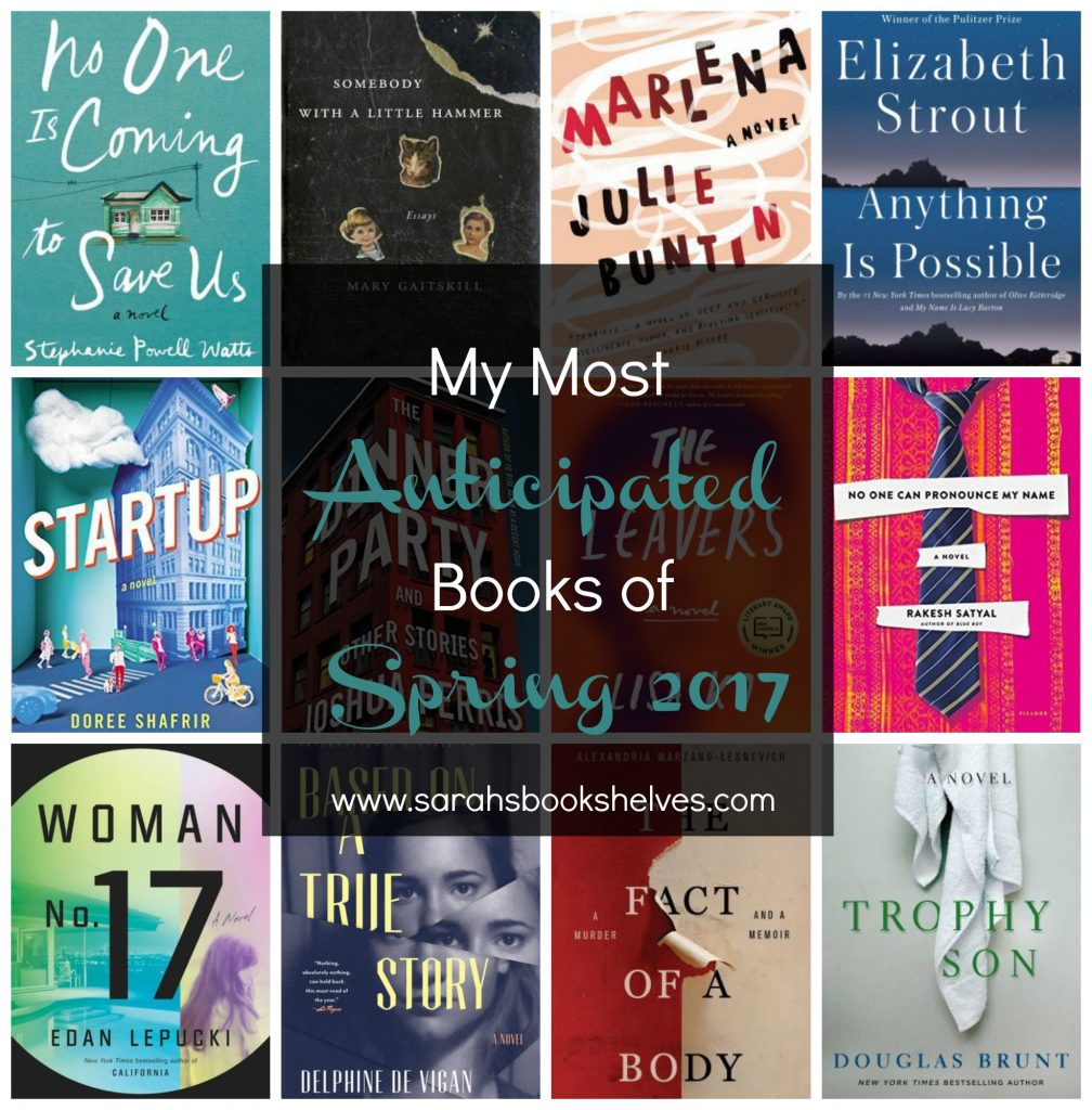 Most Anticipated Books Spring 2017