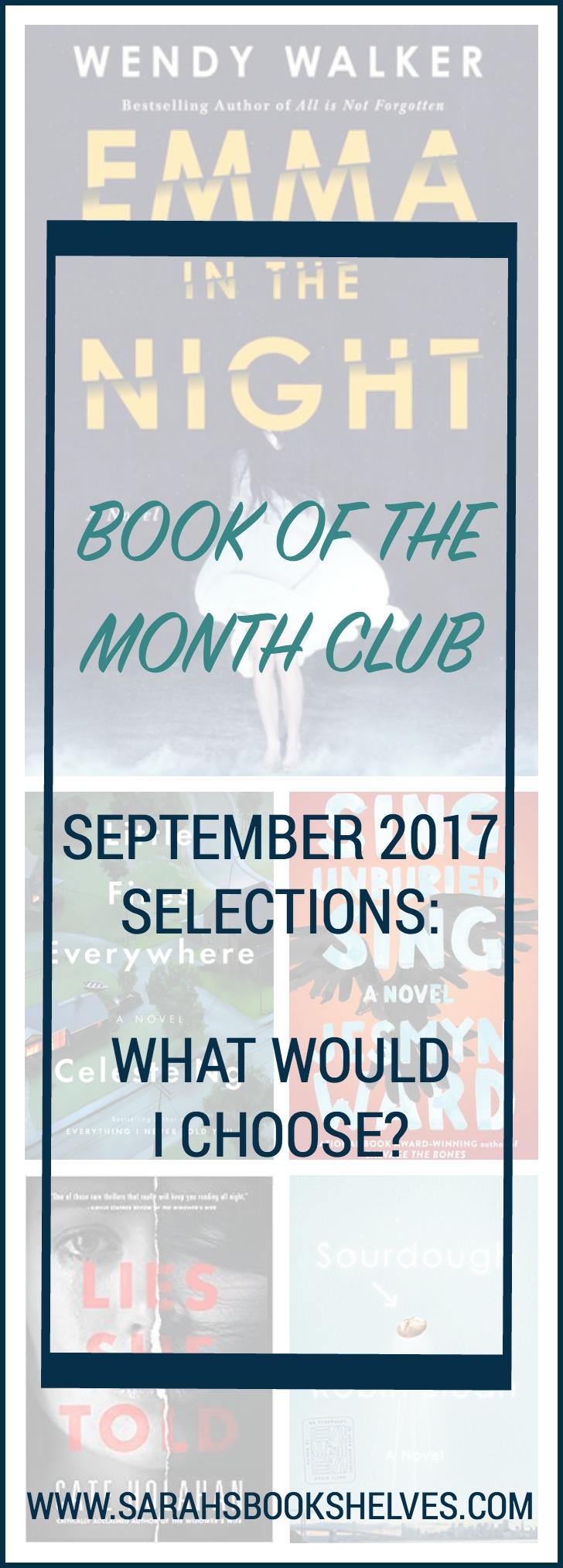 The Book of the Month Club September 2017 selections are AWESOME! Best month in awhile! Check out my commentary on all the books...and see what I would choose! #bookofthemonthclub #bookofthemonth @bookofthemonth