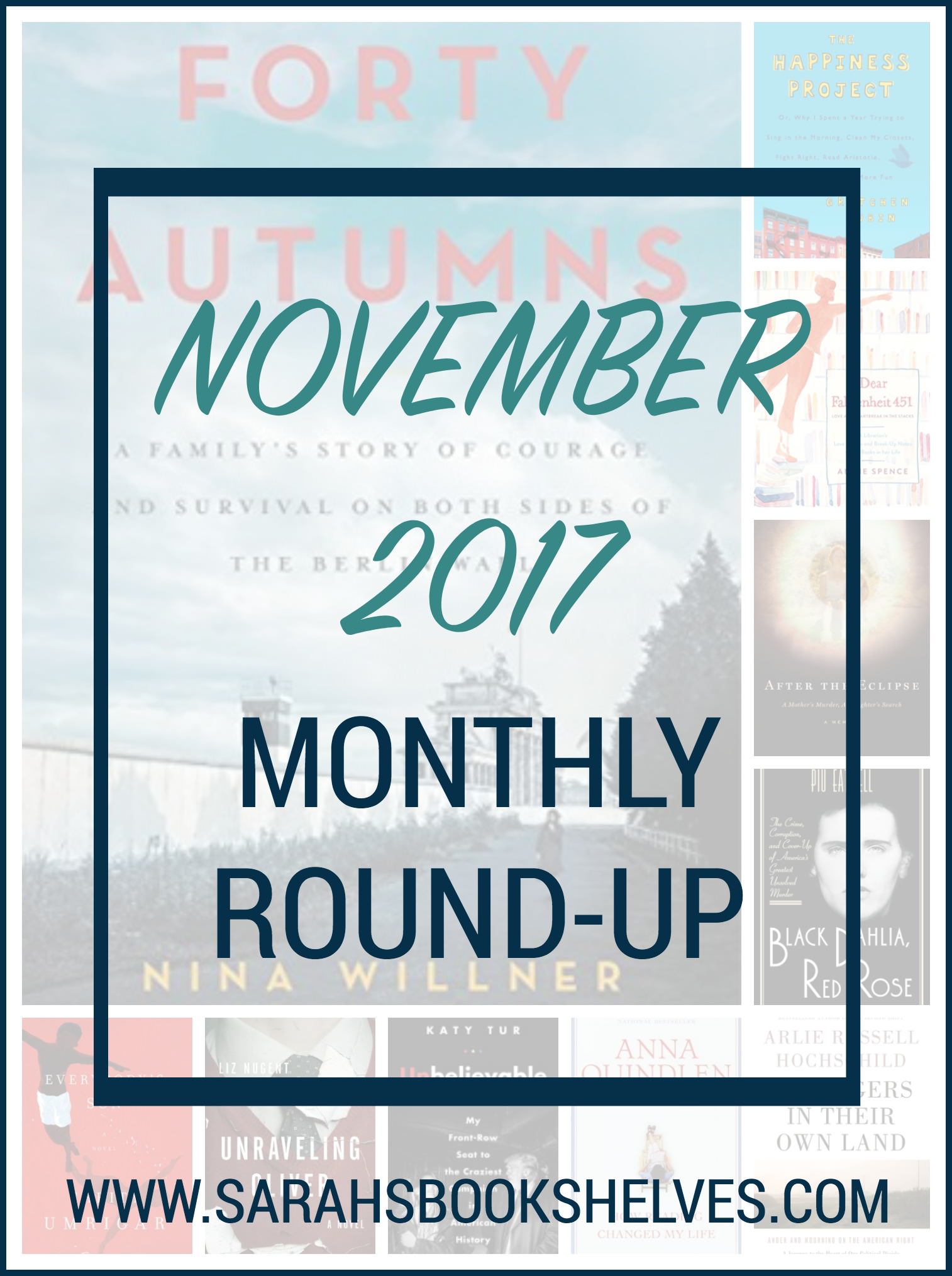 November 2017 Monthly Round-Up: all about nonfiction for Nonfiction November! Plus, a couple novels to mix things up. #reading #bookreviewblog #book #bookish #bookworms #booklovers