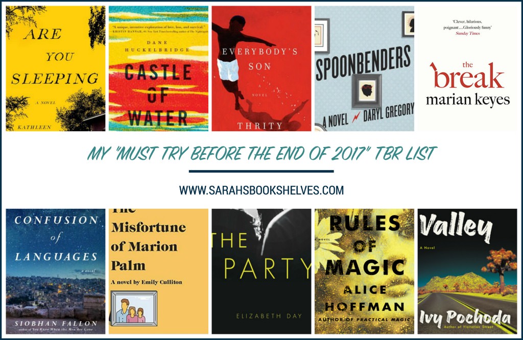 Must Try Before End of 2017 TBR list
