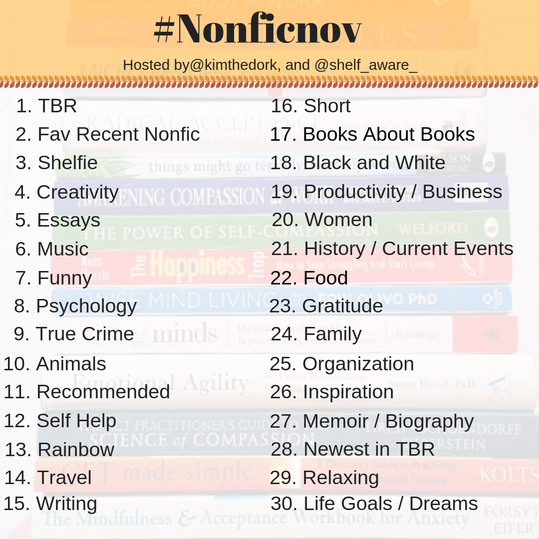 Nonfiction November 2018 Instagram Prompts