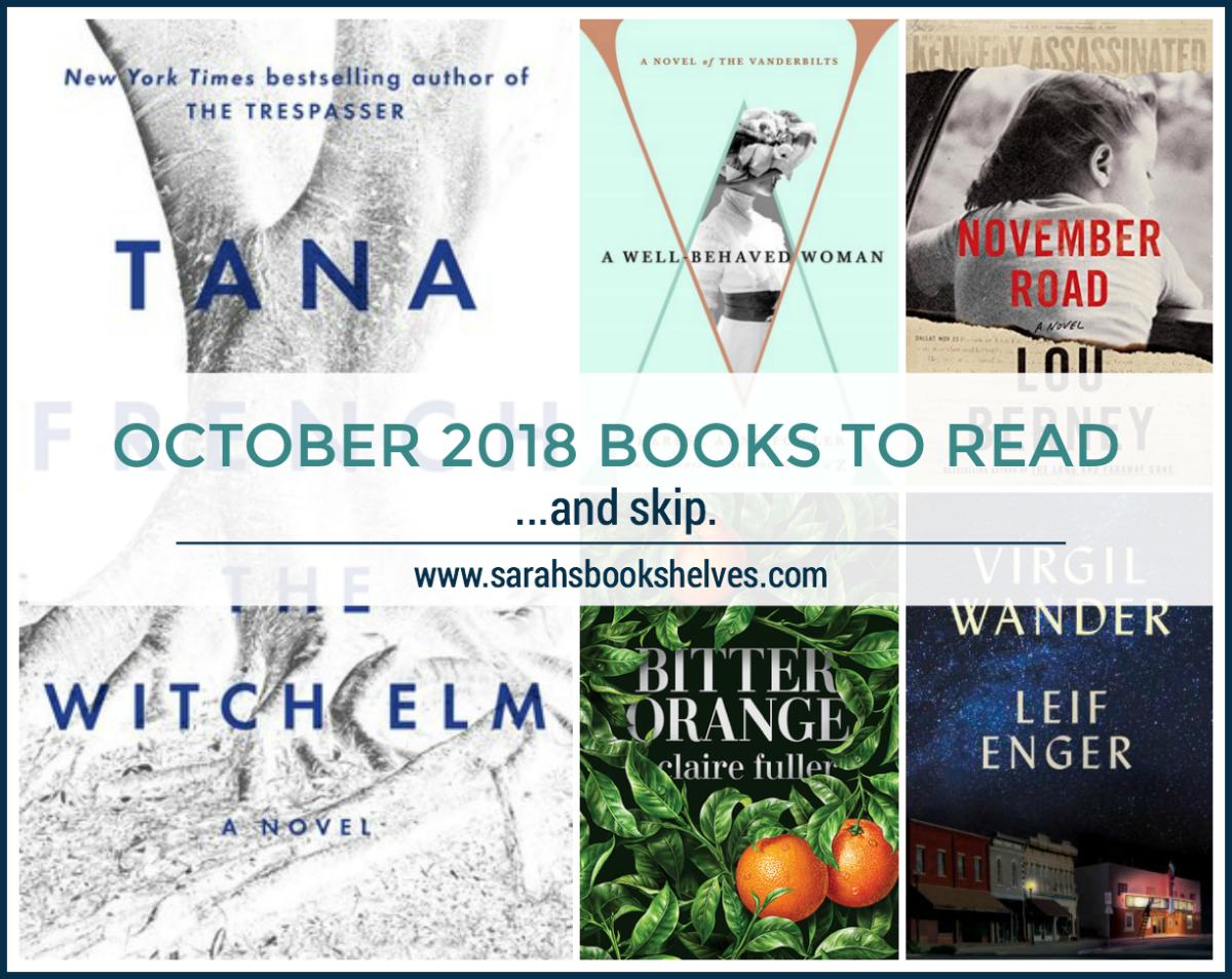 October 2018 Books to Read