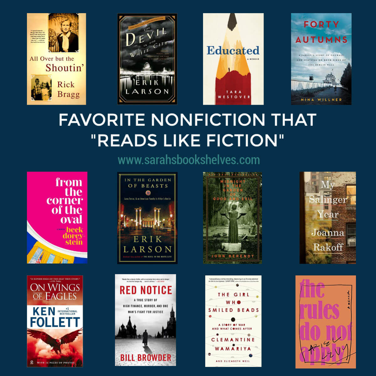 My Favorite Nonfiction That Reads Like Fiction Sarah S Bookshelves