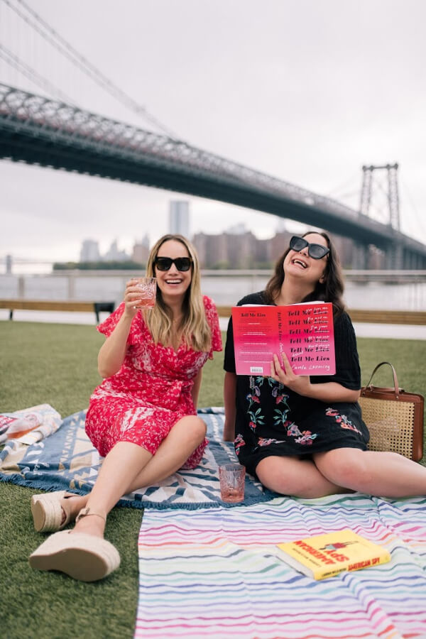 Grace Atwood and Becca Freeman from the Bad on Paper Podcast 