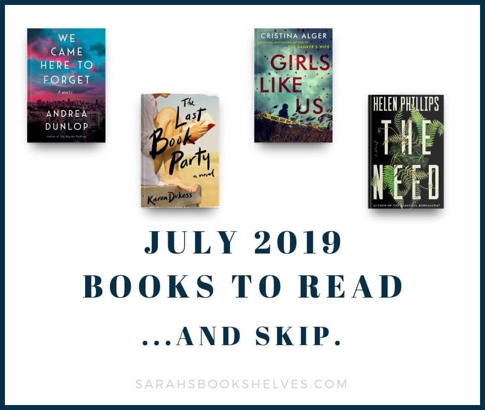 July 2019 Books to Read