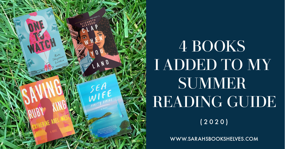 Books I Added to my 2020 Summer Reading Guide