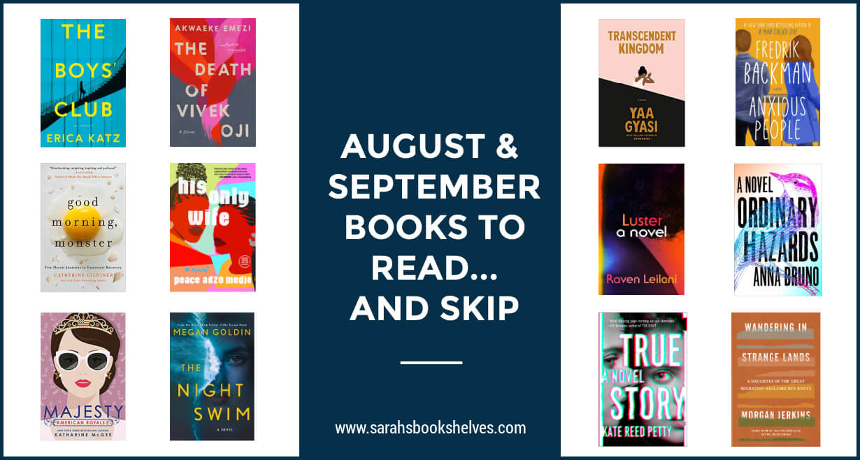 August and September 2020 Books to Read